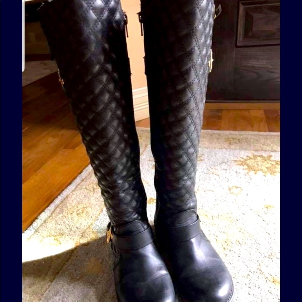 Leather boots